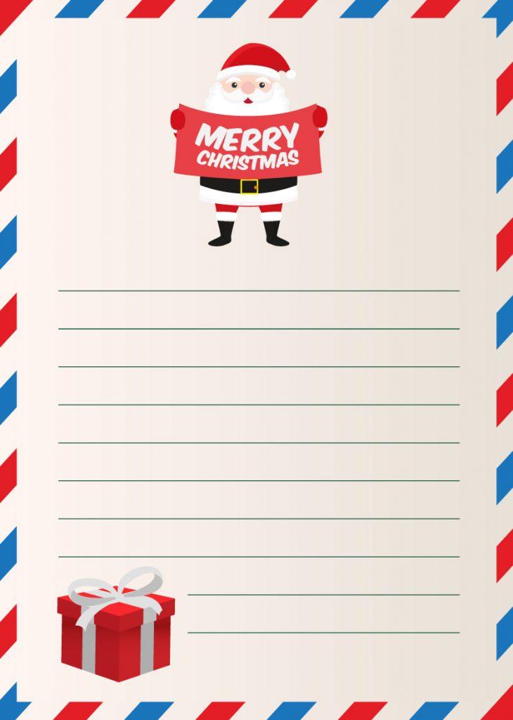 modele de lettre pour père noël à télécharger