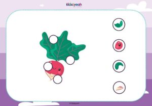 Jeux de puzzle pour enfant de légume 1