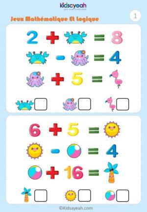 Jeux de maths pour enfants