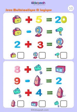 Jeux de maths et logique pour enfants