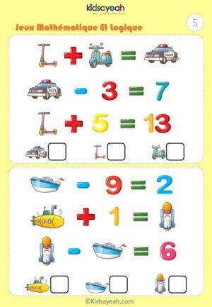 Jeux de maths et logique pour enfants