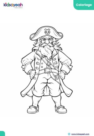 coloriage pirate maternelle