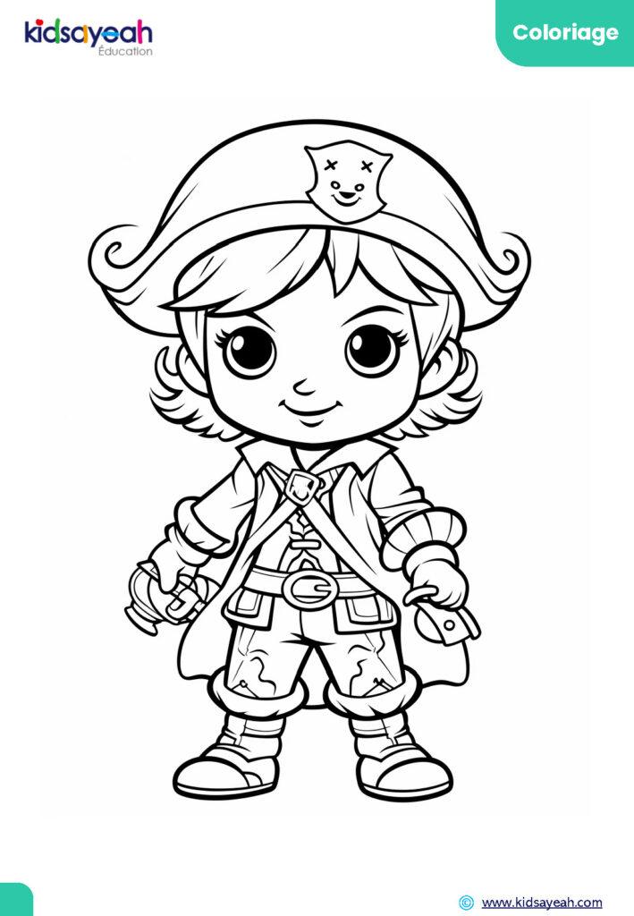 Coloriage Pirate ducatif Imprimer Maternelle CP Coloriage Pirate ducatif Imprimer Maternelle CP