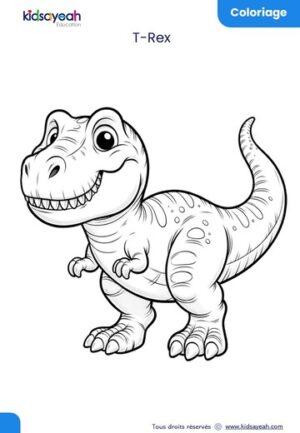 coloriage dinosaure_T_Rex_2