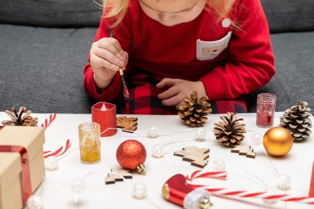 enfants DIY decoration noel