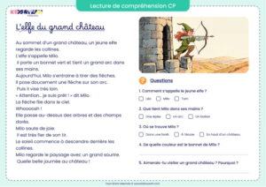 Lecture et compréhension CP