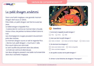 Histoire à lire CP