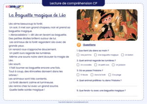 lecture compréhension CP