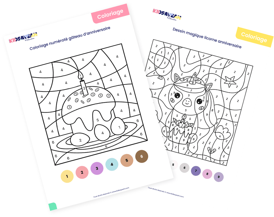 coloriages magiques pour enfants