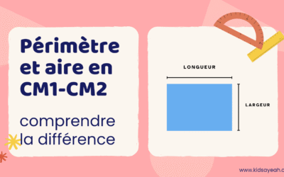 Périmètre et aire en CM1-CM2 : comprendre la différence