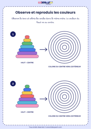 jeu observation couleurs maternelle à imprimer