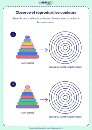 jeu repérage visuel couleurs maternelle