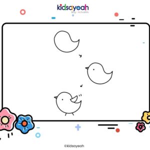 dessin pas à pas poussin pour enfant