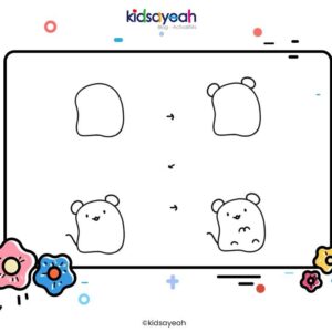 dessin pas à pas souris pour enfant
