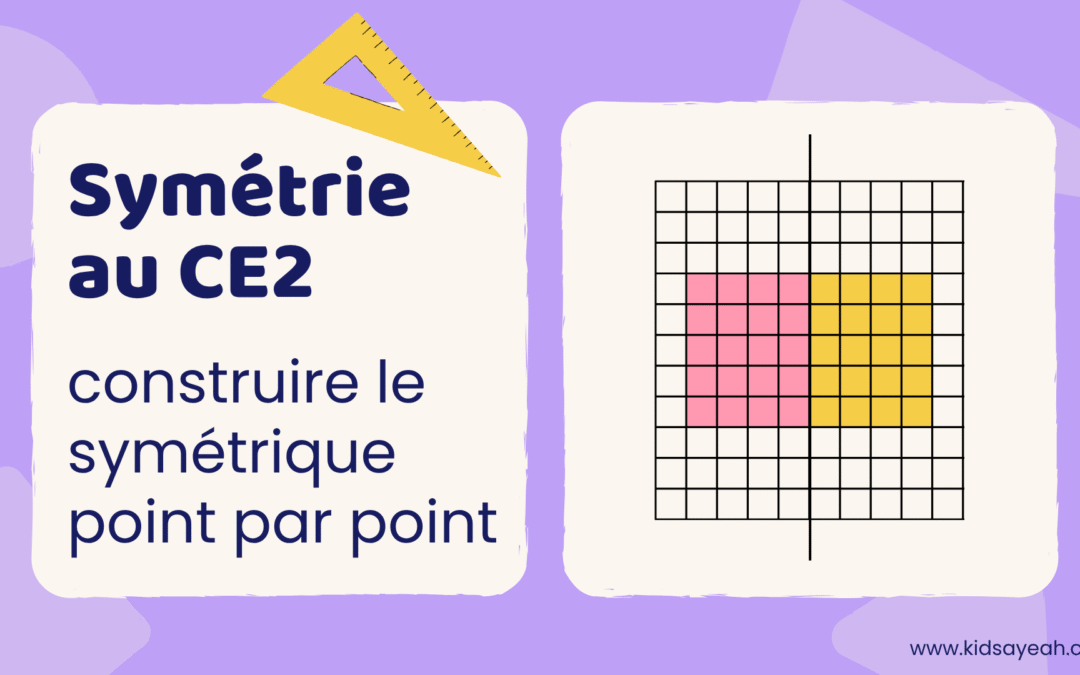 Symétrie au CE2 : construire le symétrique point par point