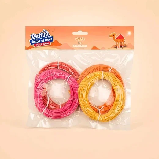 Lot de 4 bobines Fil’Up Pen’Up 3D