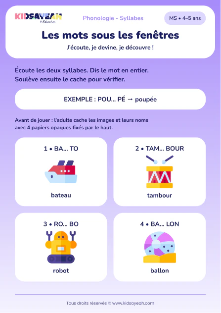 Fusionner BA TO et RO BO avec des fenêtres à soulever en MS — aperçu de la fiche à imprimer