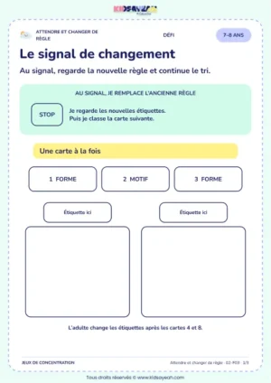 Le signal de changement – jeu de règles et d’attention à imprimer pour les enfants de 7–8 ans