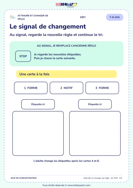 Le signal de changement – jeu de règles et d’attention à imprimer pour les enfants de 7–8 ans