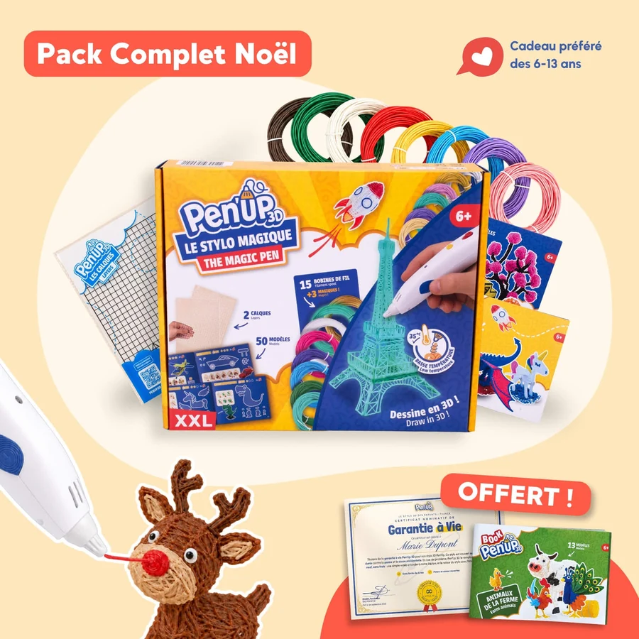 Pack Complet de Noël Pen’Up 3D