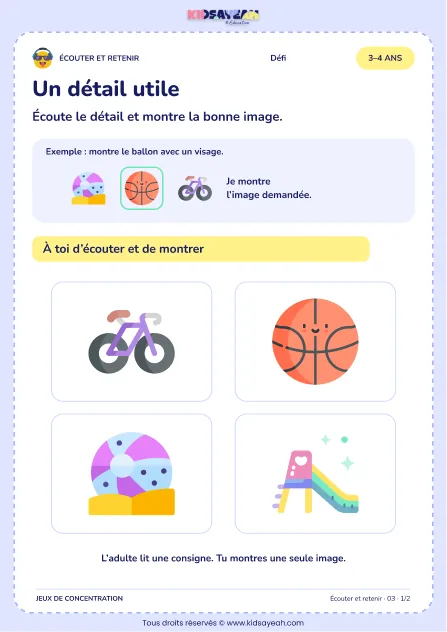 Un détail utile – jeu d’écoute et d’attention à imprimer pour les enfants de 3–4 ans