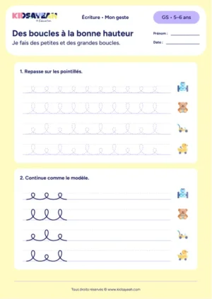 petites et grandes boucles GS — aperçu de la fiche Des boucles à la bonne hauteur
